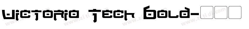Victoria Tech Bold字体转换